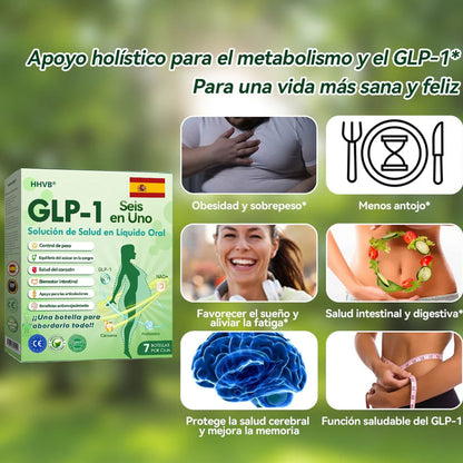 🏆Tienda Oficial | 𝙃𝐻𝑉𝖡®✨𝑺𝒐𝒍𝒖𝒄𝒊ó𝒏 𝒐𝒓𝒂𝒍 𝒍í𝒒𝒖𝒊𝒅𝒂 𝑮𝑳𝑷-1 𝒔𝒆𝒊𝒔 𝒆𝒏 𝒖𝒏𝒐 (Solo una dosis al día, cambios visibles en 7 días) 🌿 Para obesidad, salud cardiovascular, diabetes, apnea del sueño, problemas articulares y más